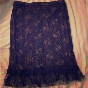 Size Medium lace cover Express skirt